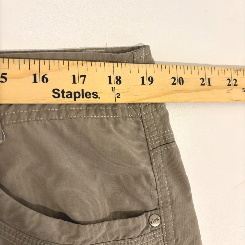 Kuhl Liberator Convertible Pants Mens 38x31 Khaki Tan Stealth Zip Off Hiking